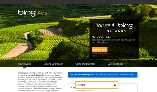 Yahoo! Bing Network