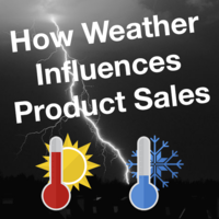 How weather influences product sales