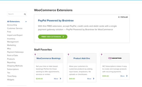 WooCommerce Extensions