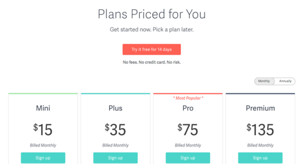 Volusion Pricing Plans