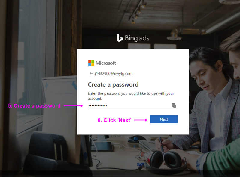 How to create a Bing account — AdWords Robot