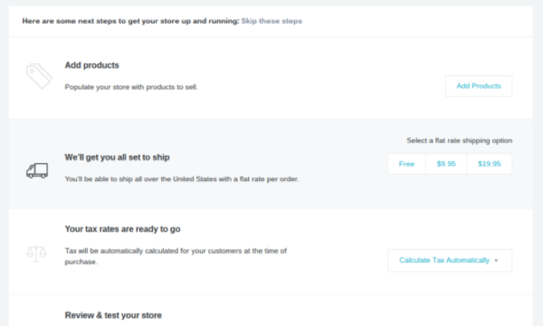 BigCommerce Setup Page