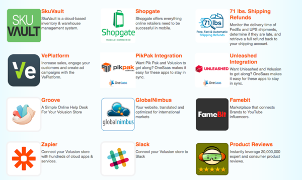 Volusion's App Store